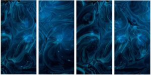 Blue Marble Mosaic