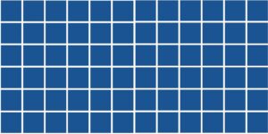 Flag Blue Multi Mosaic