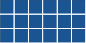 Flag Blue Tri Mosaic