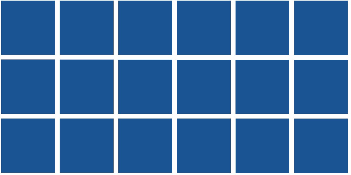 Flag Blue Tri Mosaic