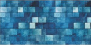 Glass Marble Blue Mosaic