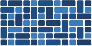 Llundudno Dark Blue Mosaic