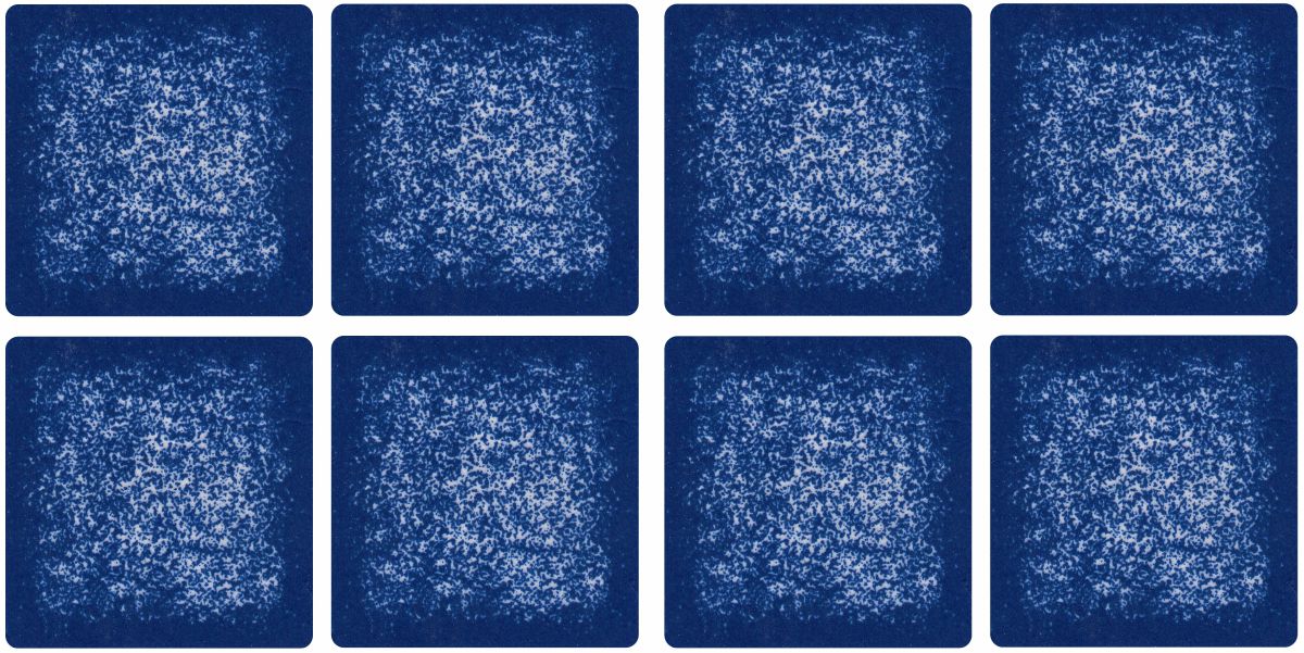 Misty Cliffs Blue Mosaic