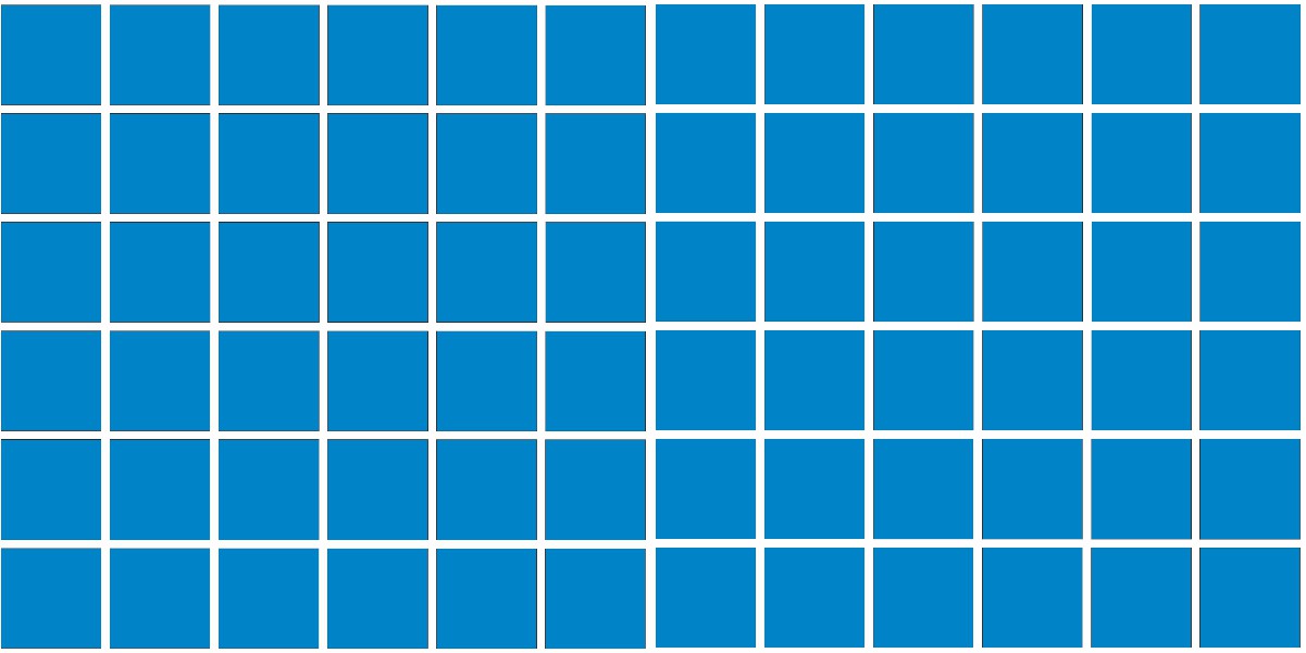 Sky Blue Multi Mosaic