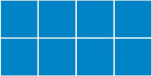 Sky Blue Twin Mosaic