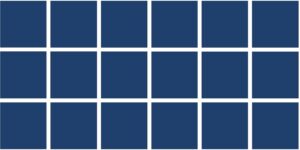 Strong Blue Tri Mosaic