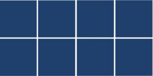 Strong Blue Twin Mosaic