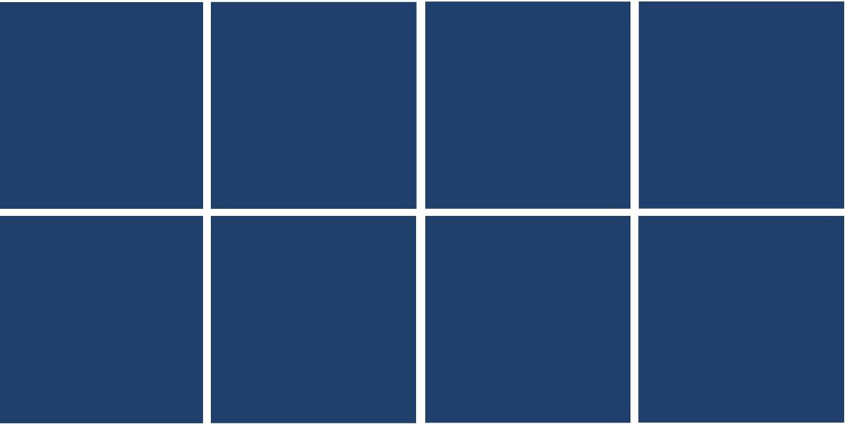 Strong Blue Twin Mosaic