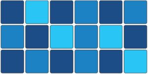 Summertime Blue Mosaic